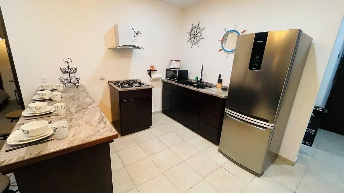 アパート Centrico Condo Vista Al Mar Con Alberca 2Br カボ・サン・ルーカス